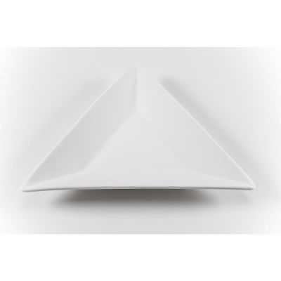 Image two of White Triangle Plate